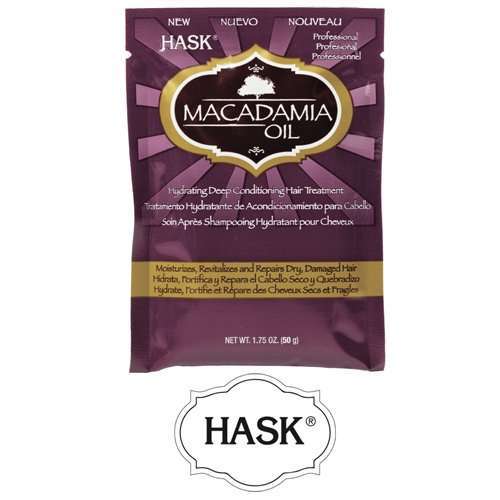 Увлажняющая маска с маслом Макадамии в подарок от HASK